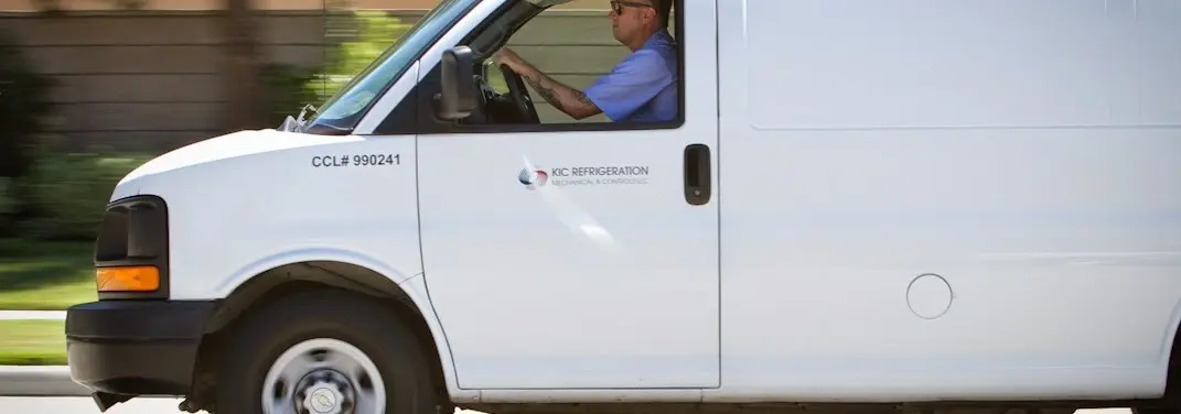 KIC Refrigeration service vehicle serving Belfast area